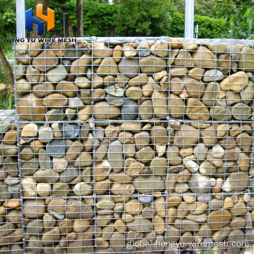 Plastic PVC Mesh Gabion Retaining Wall Plastic Gabion Box Mesh For Sale Supplier